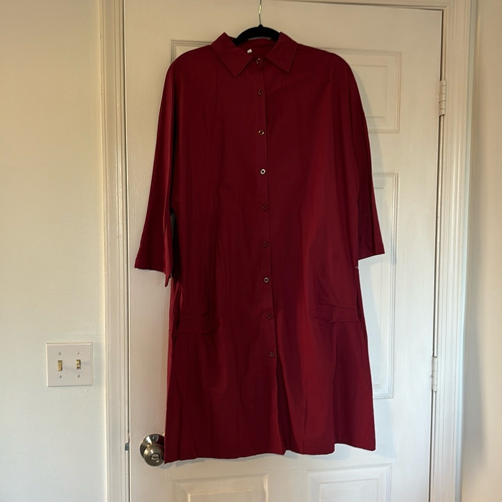 Shirt Dress with Pockets